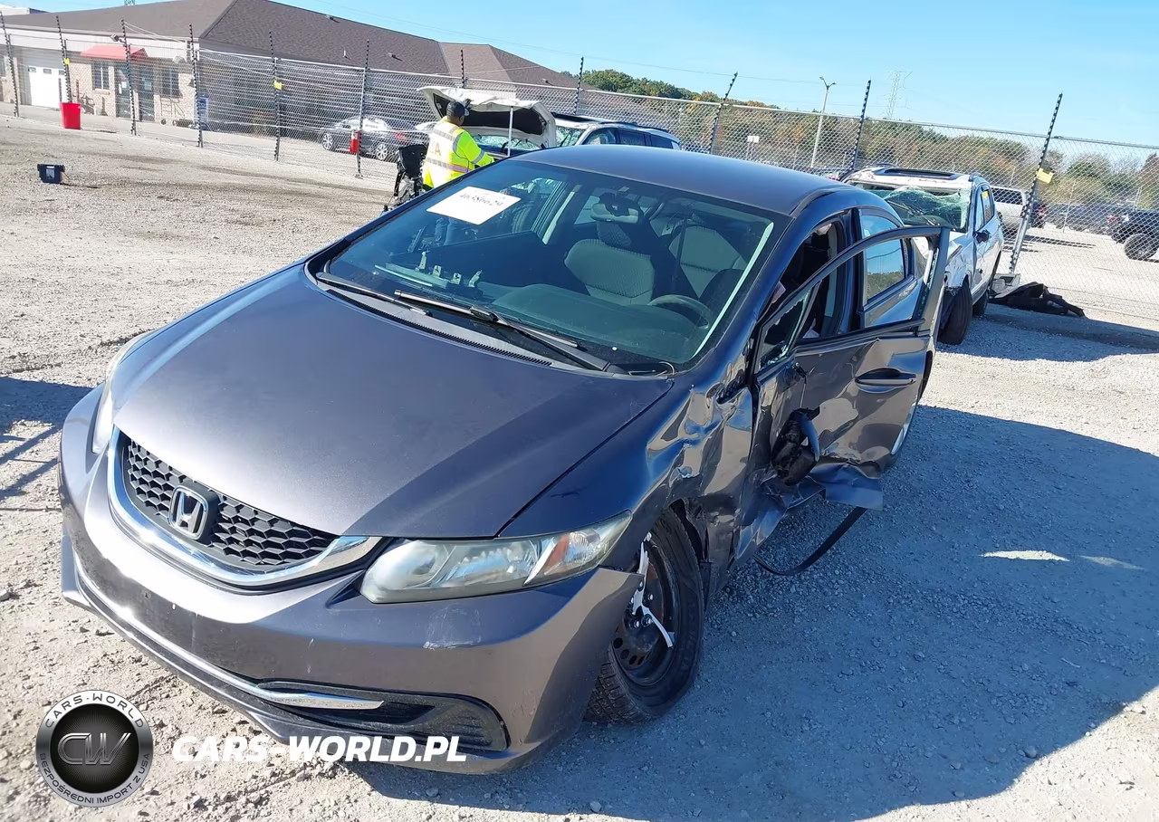 2014 Honda Civic Lx VIN:19XFB2F55EE010122 - 2