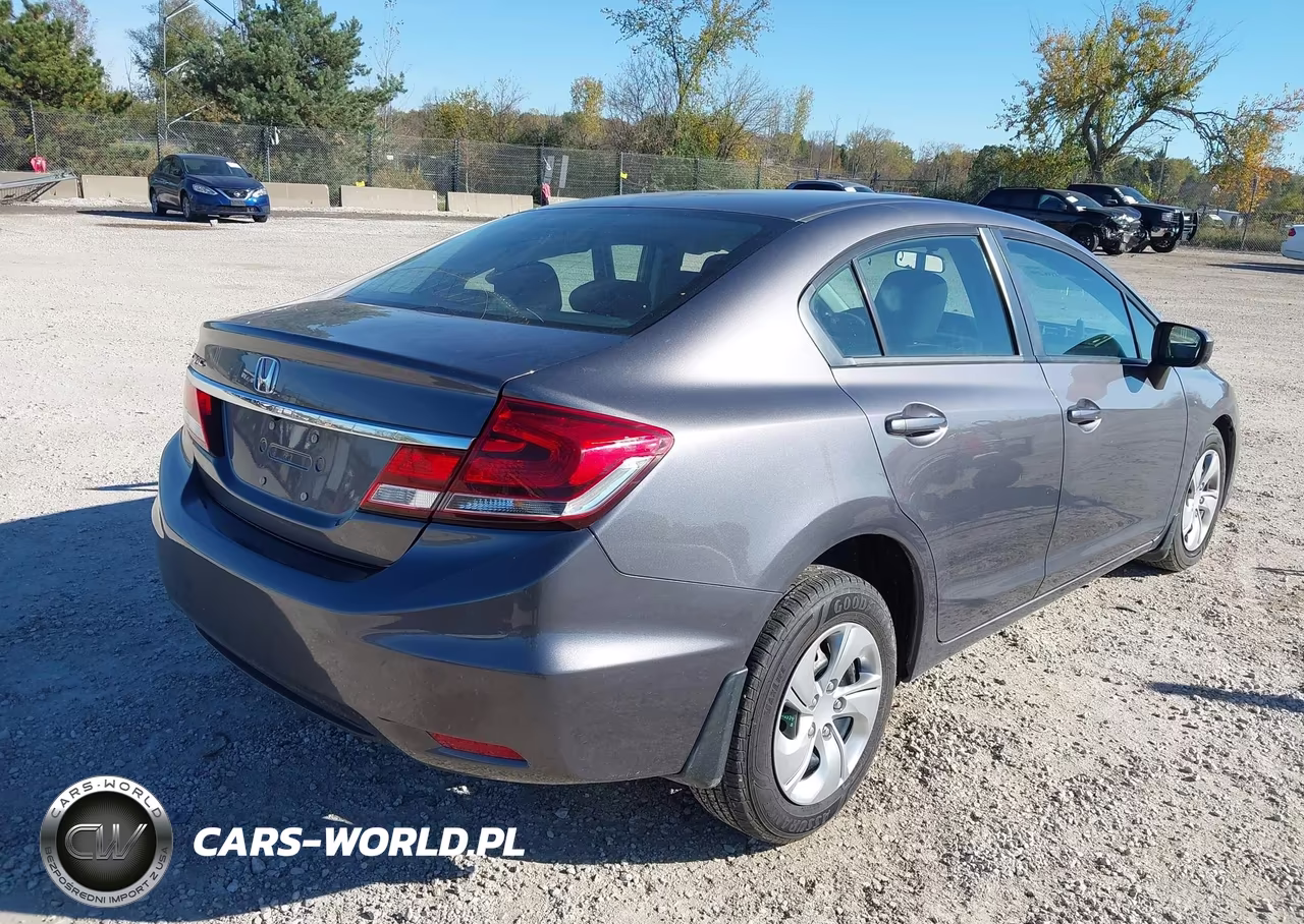 2014 Honda Civic Lx VIN:19XFB2F55EE010122 - 4