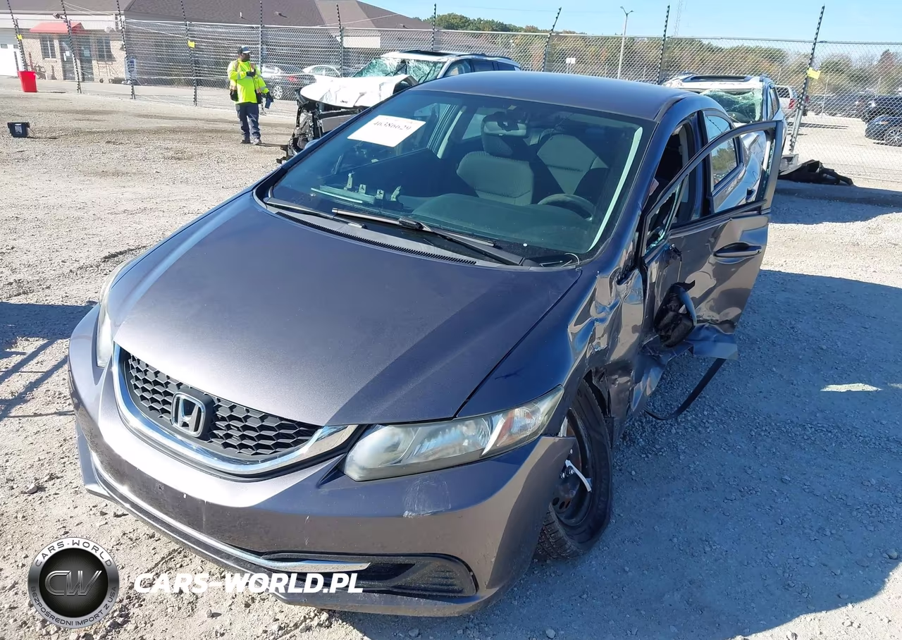 2014 Honda Civic Lx VIN:19XFB2F55EE010122 - 6