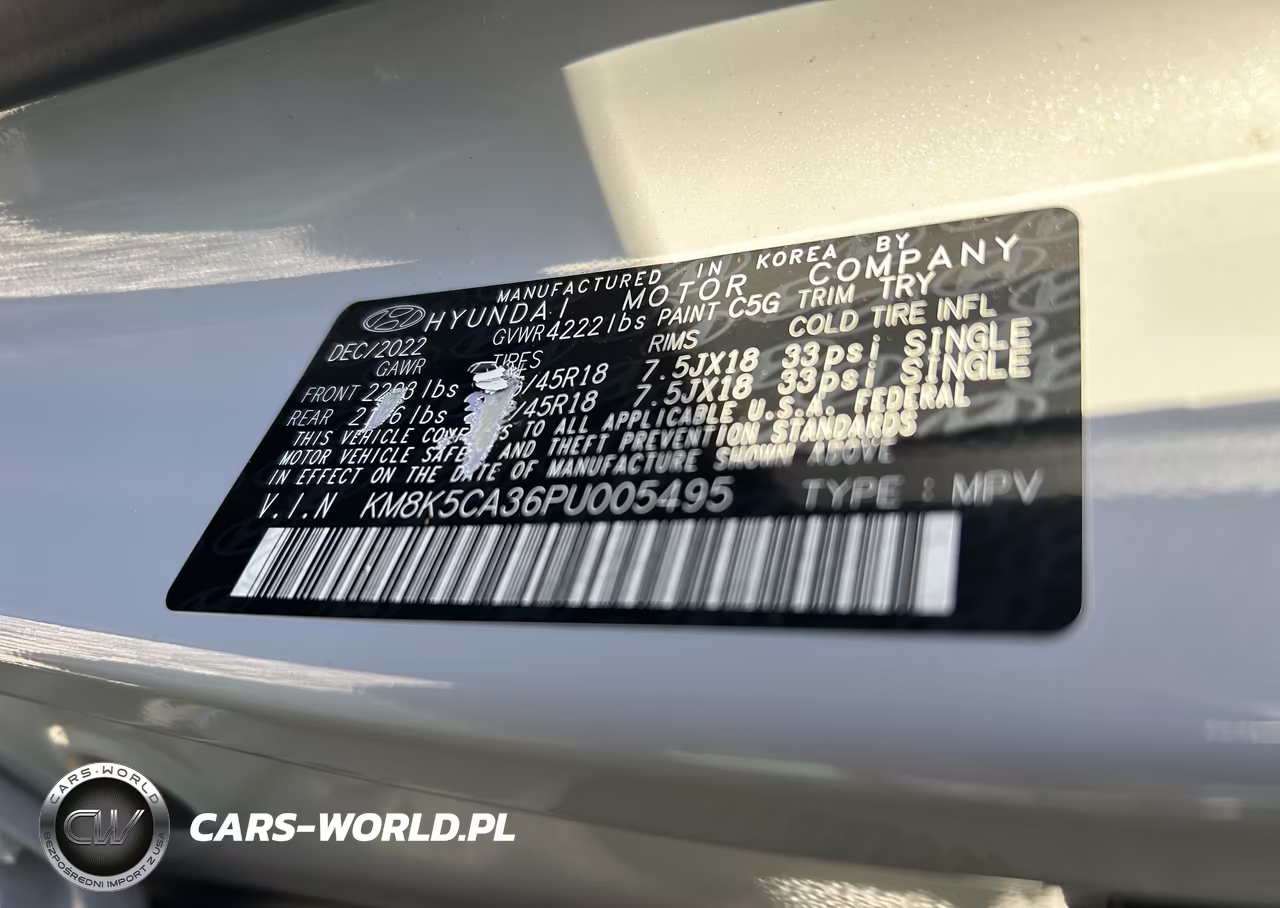 2023 Hyundai Kona Limited VIN:KM8K5CA36PU005495 - 9