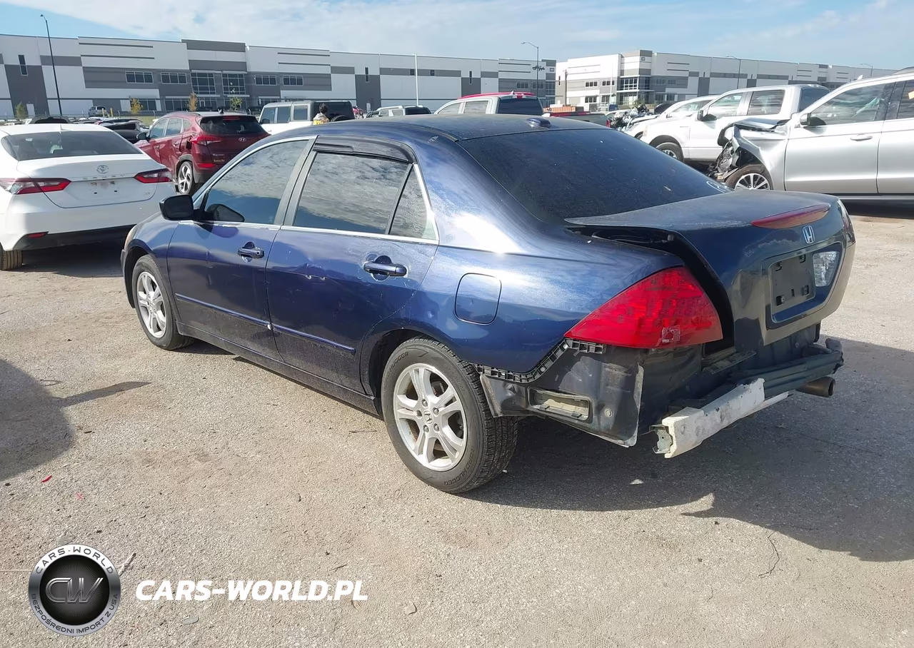 2007 Honda Accord 2.4 Ex VIN:1HGCM56827A196640 - 3