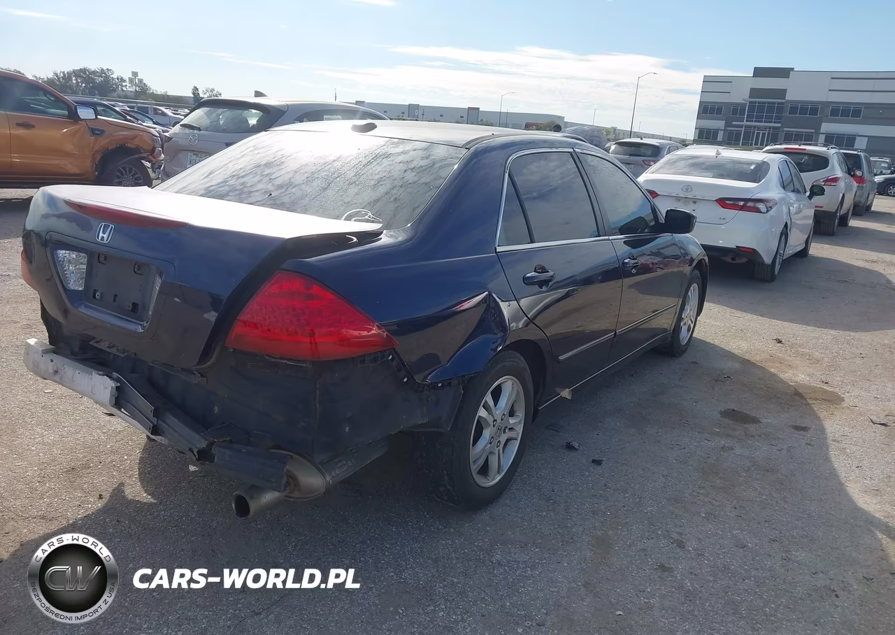2007 Honda Accord 2.4 Ex VIN:1HGCM56827A196640 - 4