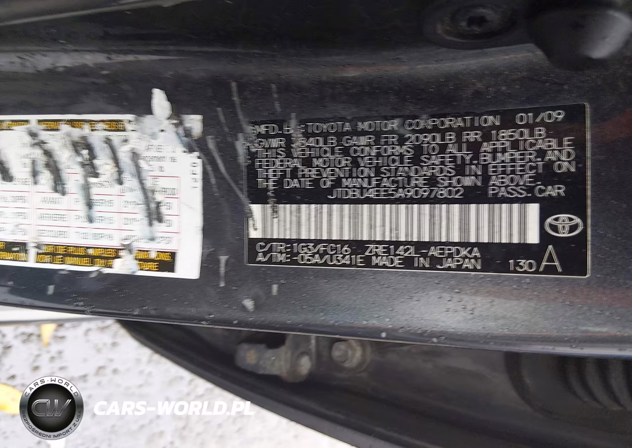 2010 Toyota Corolla Le VIN:JTDBU4EE5A9097802 - 9