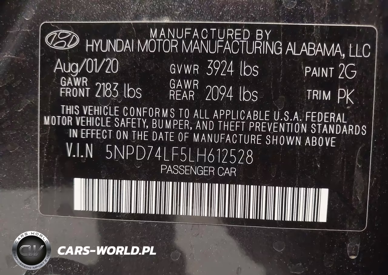2020 Hyundai Elantra Se VIN:5NPD74LF5LH612528 - 9