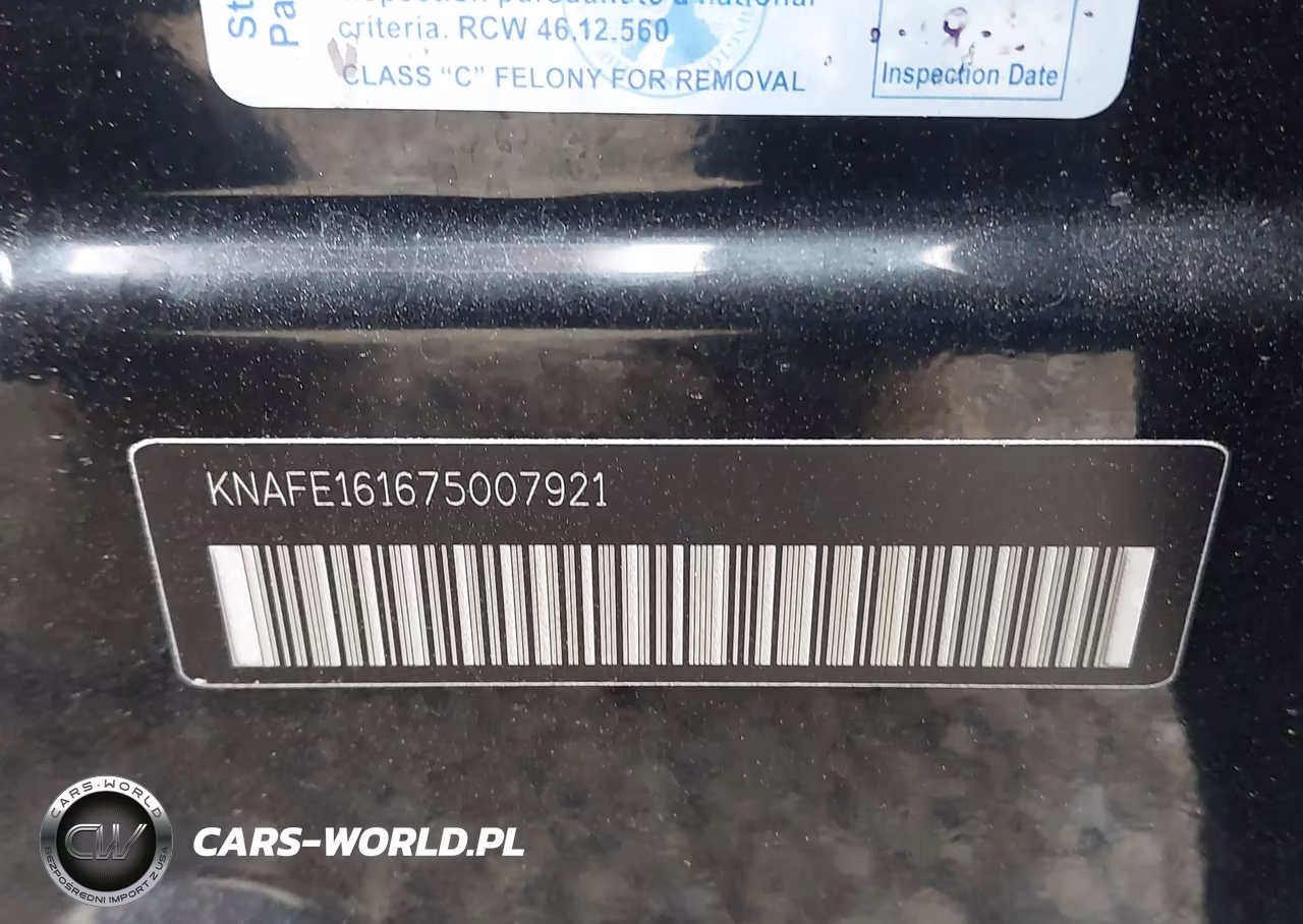 2007 Kia Spectra5 Sx VIN:KNAFE161675007921 - 9