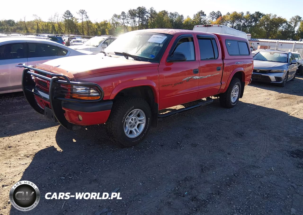 2001 Dodge Dakota Slt-Sport VIN:1B7HL2AN61S289438 - 2