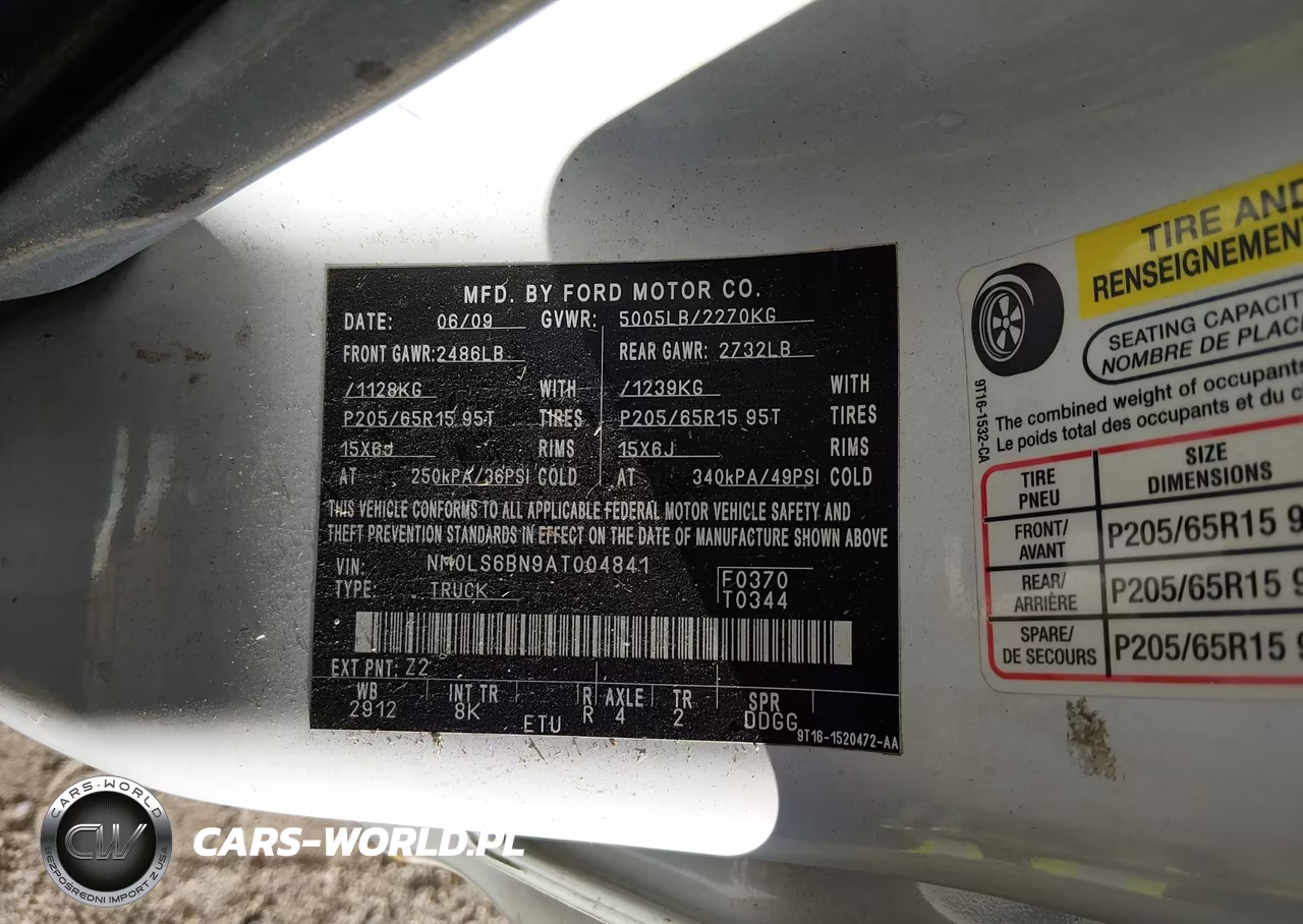 2010 Ford Transit Connect Xlt VIN:NM0LS6BN9AT004841 - 9