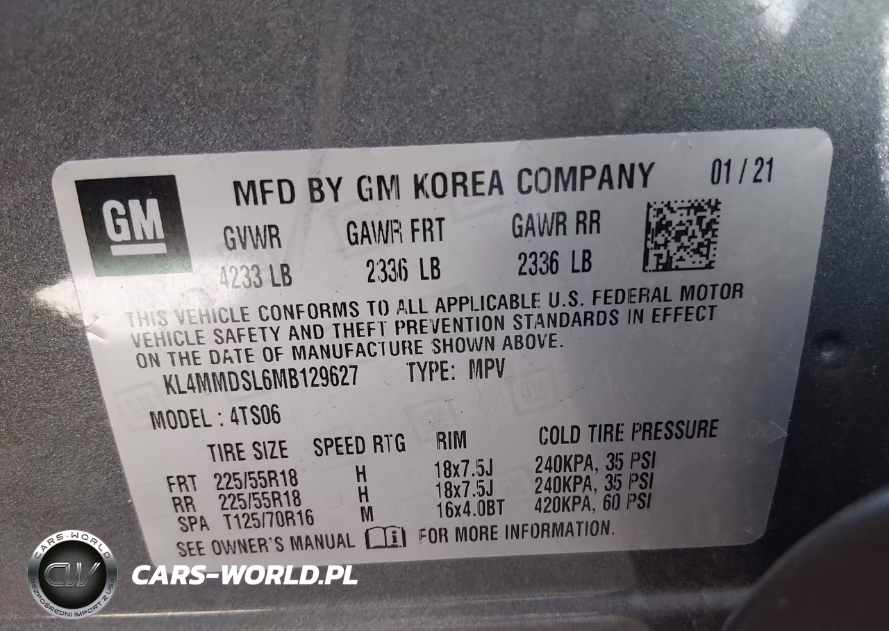 2021 Buick Encore Gx Fwd Select VIN:KL4MMDSL6MB129627 - 9