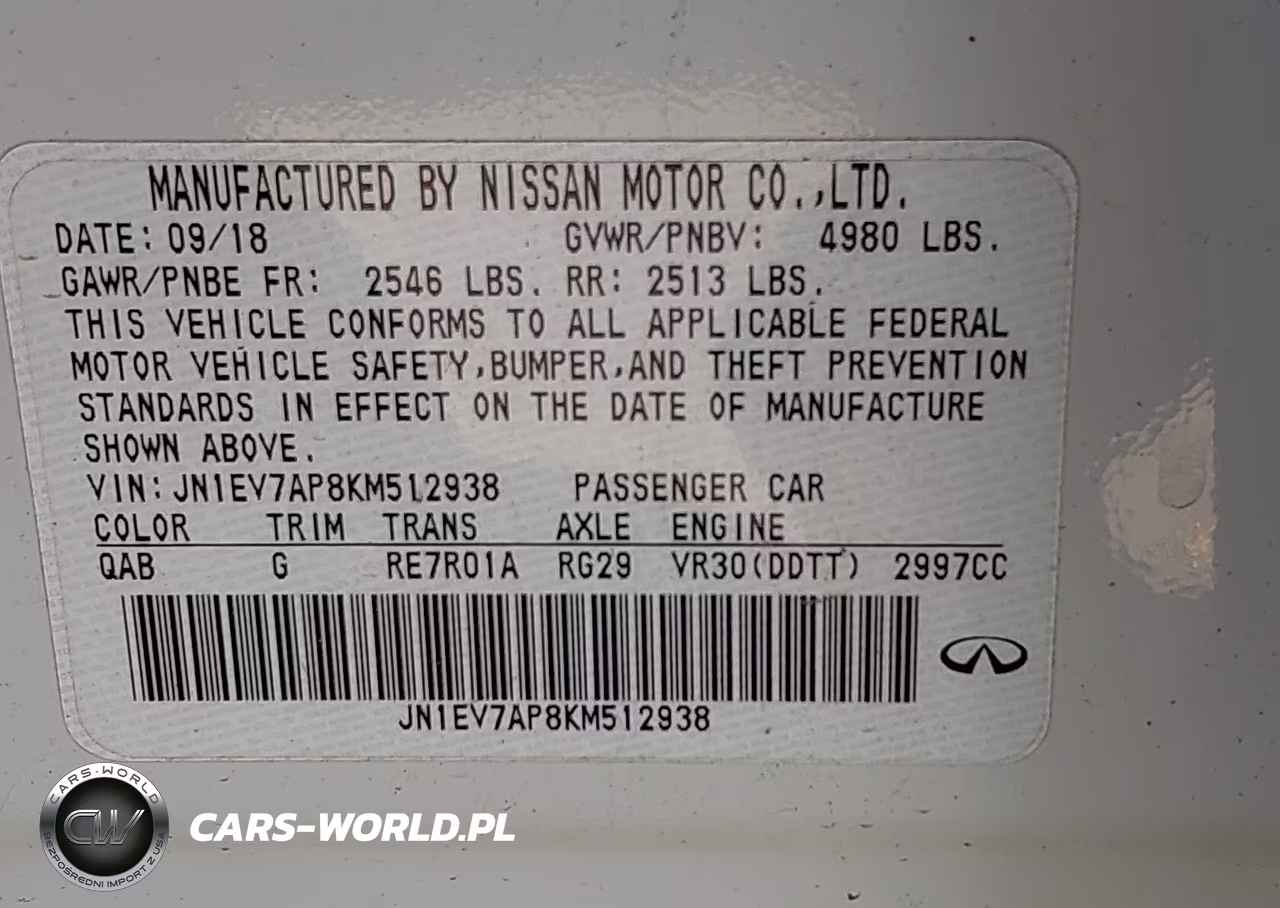 2019 Infiniti Q50 3.0T Luxe VIN:JN1EV7AP8KM512938 - 9