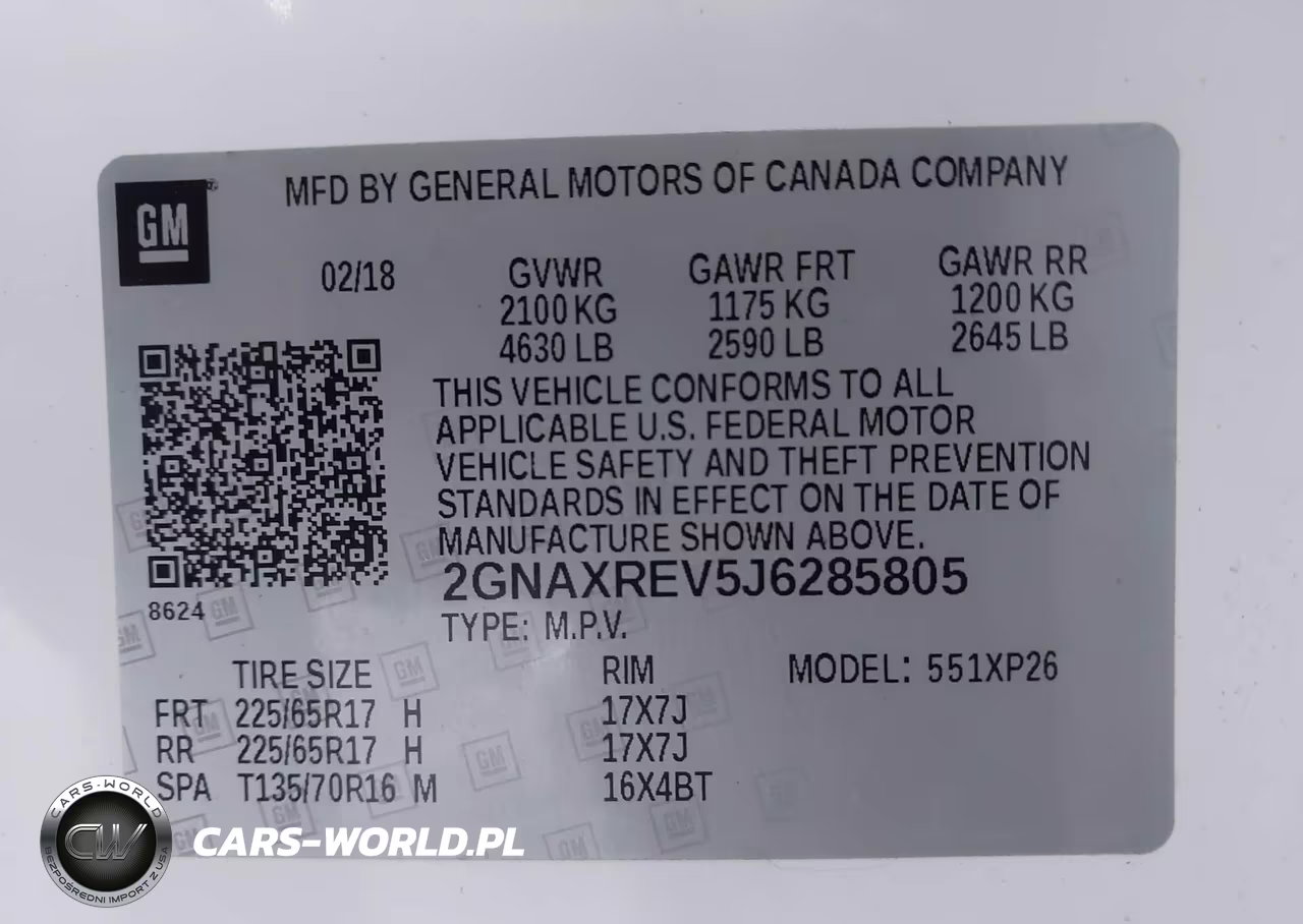 2018 Chevrolet Equinox Ls VIN:2GNAXREV5J6285805 - 9