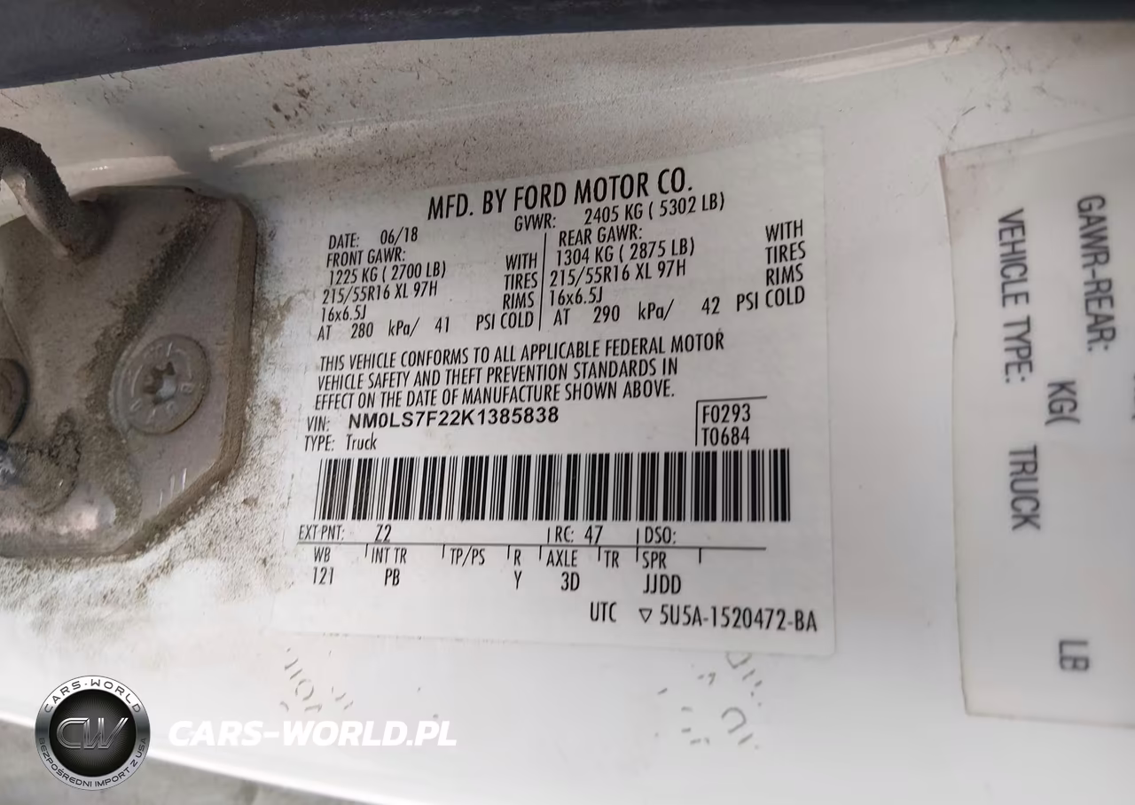 2019 Ford Transit Connect Xlt VIN:NM0LS7F22K1385838 - 9