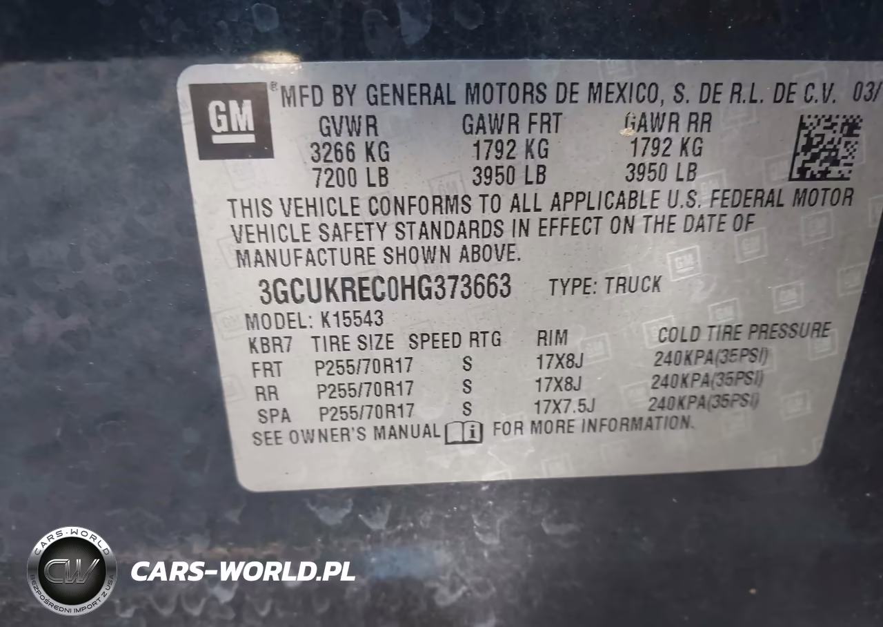 2017 Chevrolet Silverado 1500 1Lt VIN:3GCUKREC0HG373663 - 9