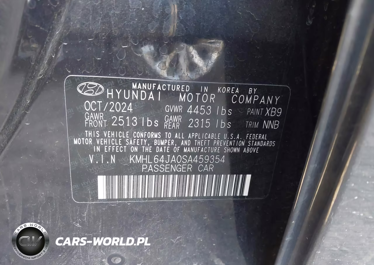 2025 Hyundai Sonata Sel VIN:KMHL64JA0SA459354 - 9