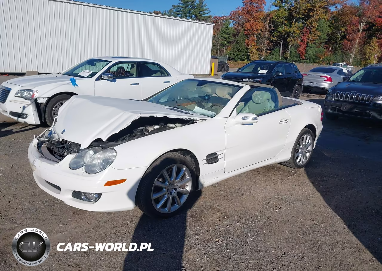 2007 Mercedes-Benz Sl 550 VIN:WDBSK71F87F124490 - 2