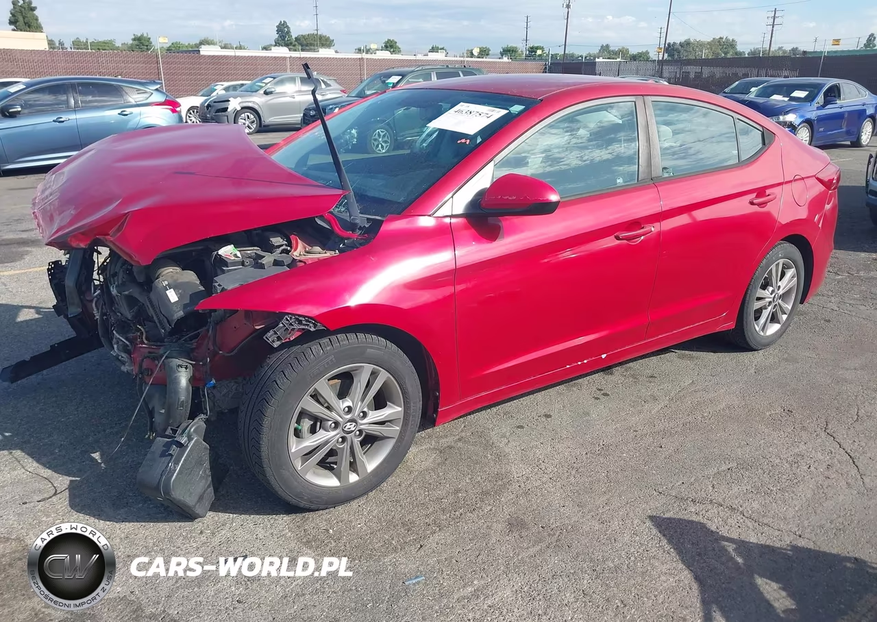 2017 Hyundai Elantra Se VIN:KMHD84LF4HU060204 - 2