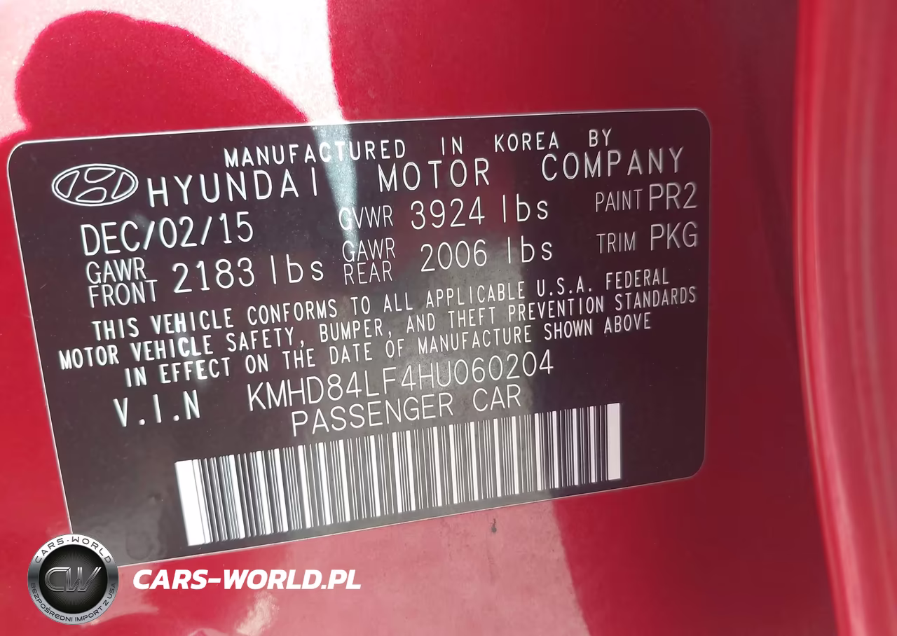 2017 Hyundai Elantra Se VIN:KMHD84LF4HU060204 - 9