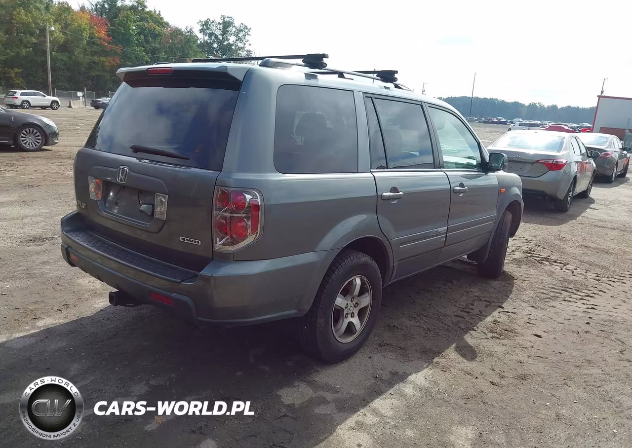 2007 Honda Pilot Ex-L VIN:5FNYF18727B000733 - 4