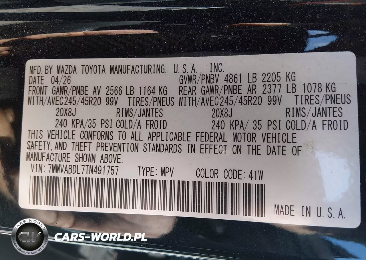 2026 Mazda Cx-50 2.5 S Premium VIN:7MMVABDL7TN491757 - 9
