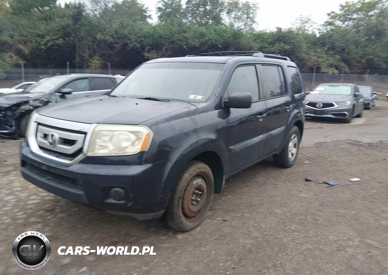 2010 Honda Pilot Lx VIN:5FNYF4H27AB019002 - 2