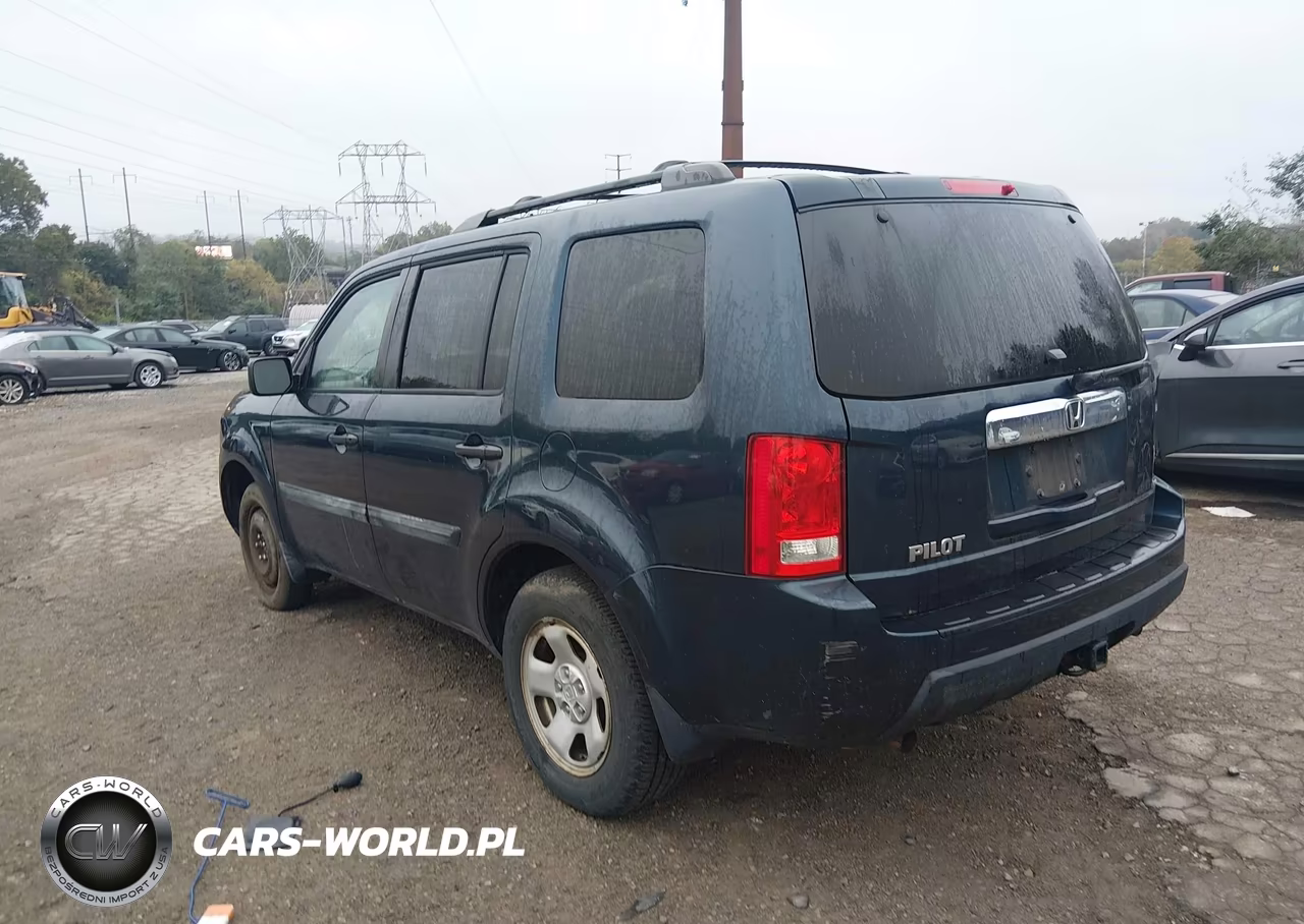 2010 Honda Pilot Lx VIN:5FNYF4H27AB019002 - 3