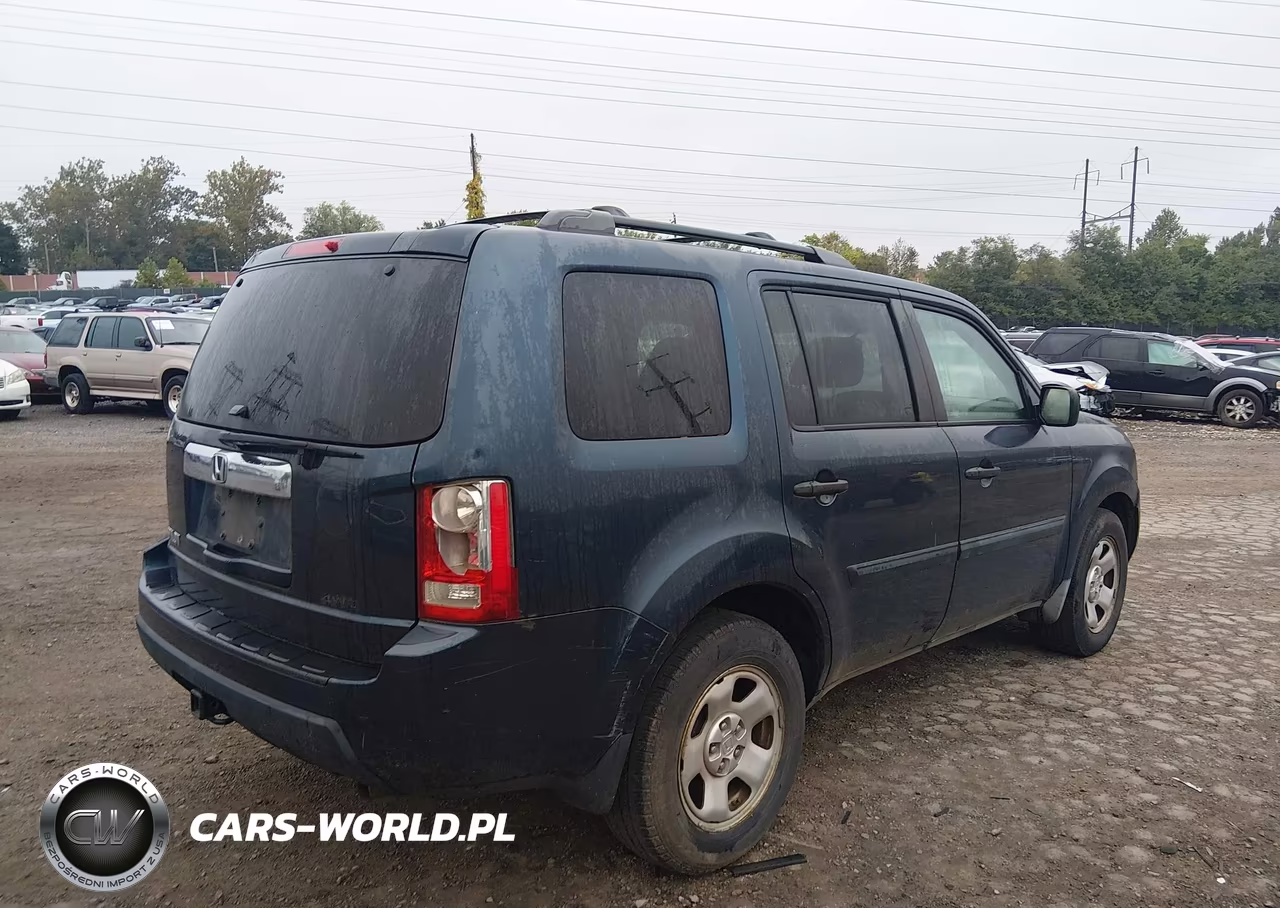 2010 Honda Pilot Lx VIN:5FNYF4H27AB019002 - 4
