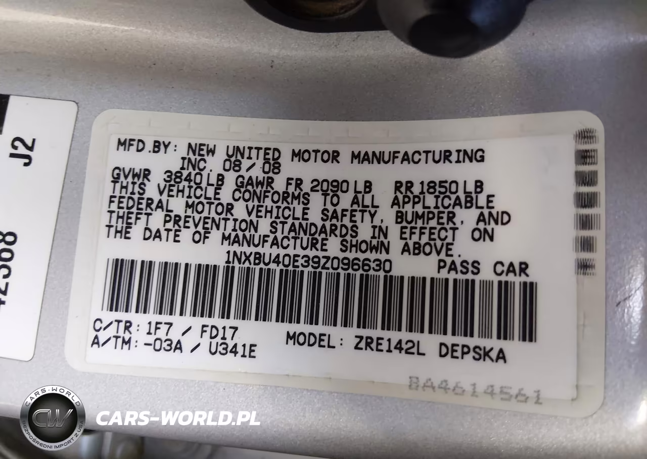 2009 Toyota Corolla S VIN:1NXBU40E39Z096630 - 9