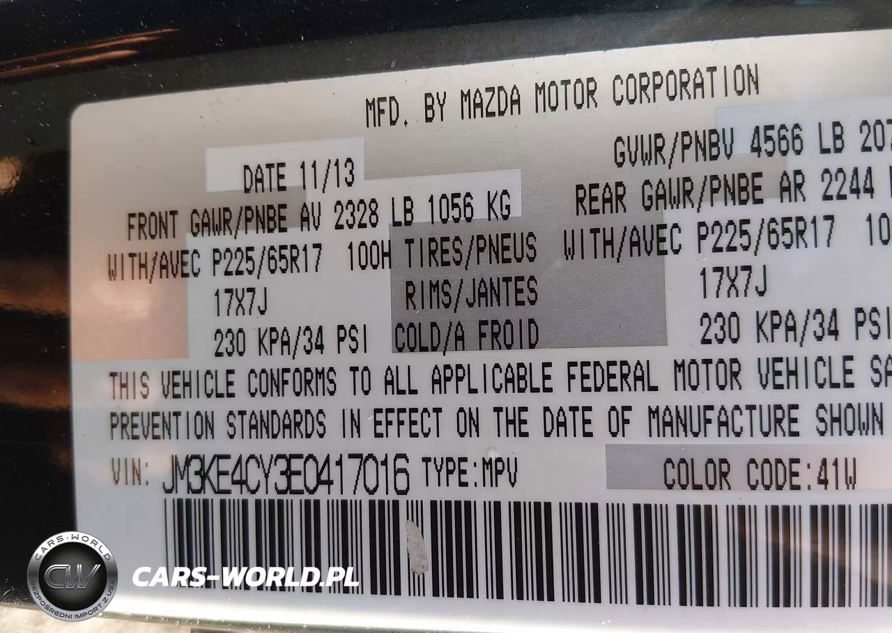 2014 Mazda Cx-5 Touring VIN:JM3KE4CY3E0417016 - 9