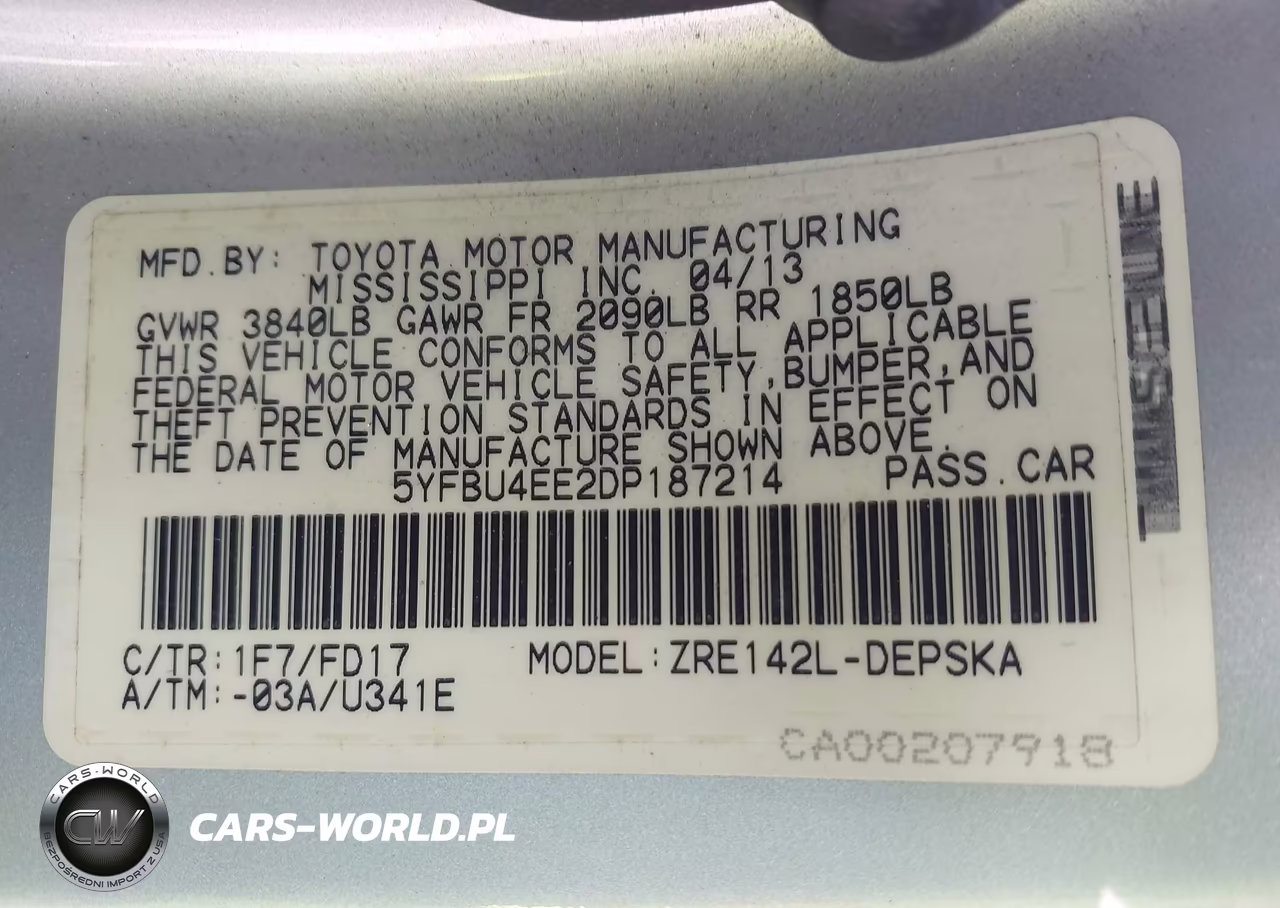 2013 Toyota Corolla S VIN:5YFBU4EE2DP187214 - 9