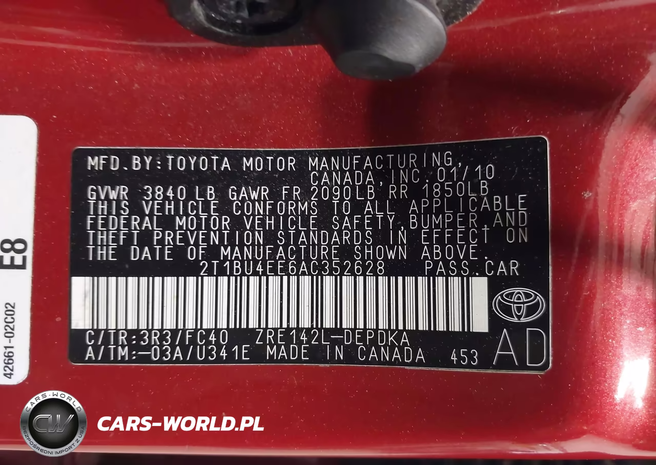 2010 Toyota Corolla Le VIN:2T1BU4EE6AC352628 - 9