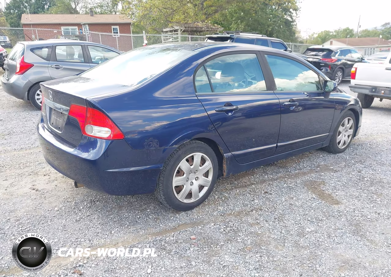 2009 Honda Civic Lx VIN:19XFA16589E045787 - 4