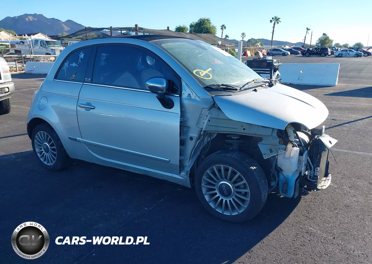 2012 Fiat 500C Lounge VIN:3C3CFFER9CT109249 - 1