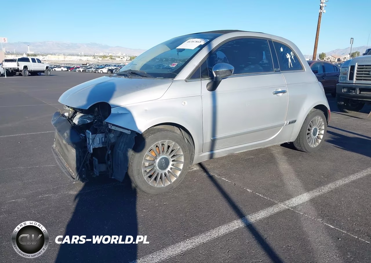 2012 Fiat 500C Lounge VIN:3C3CFFER9CT109249 - 2