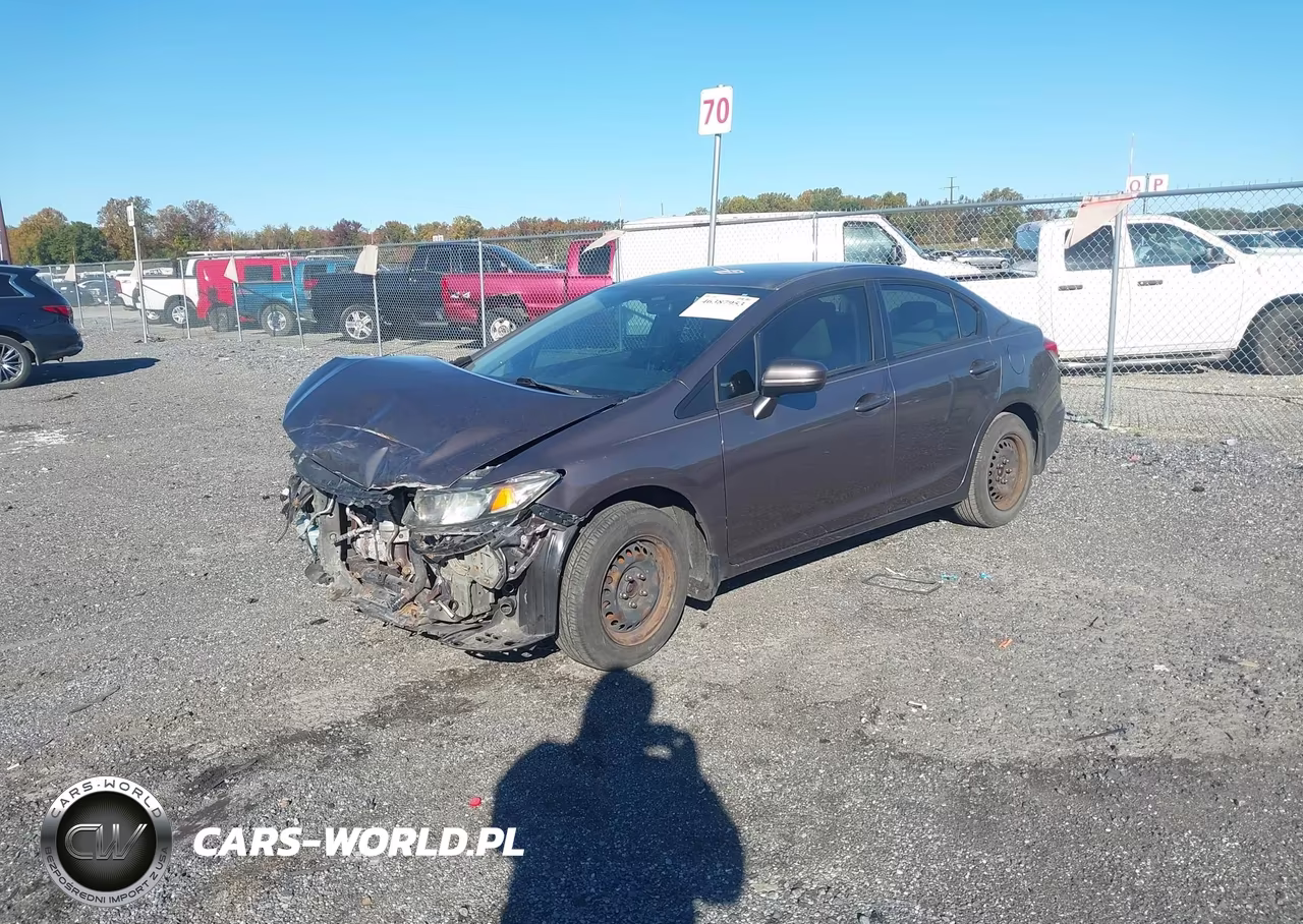 2014 Honda Civic Lx VIN:19XFB2F59EE226202 - 2