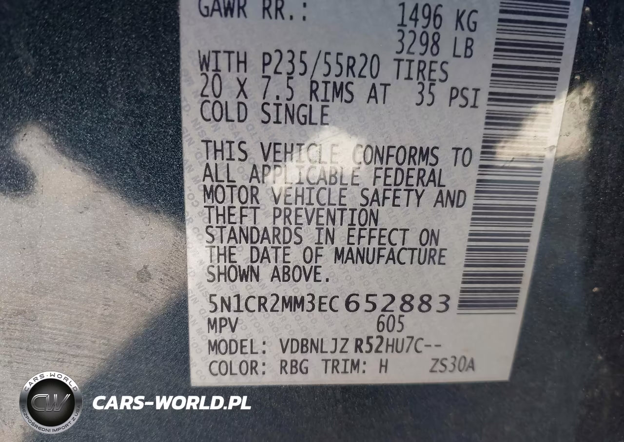 2014 Nissan Pathfinder Hybrid Platinum VIN:5N1CR2MM3EC652883 - 9