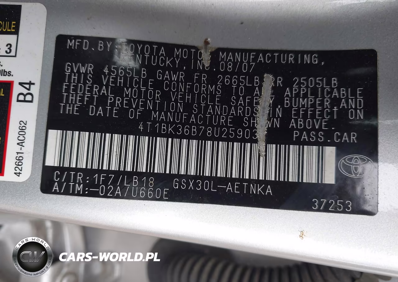2008 Toyota Avalon Touring VIN:4T1BK36B78U259033 - 9