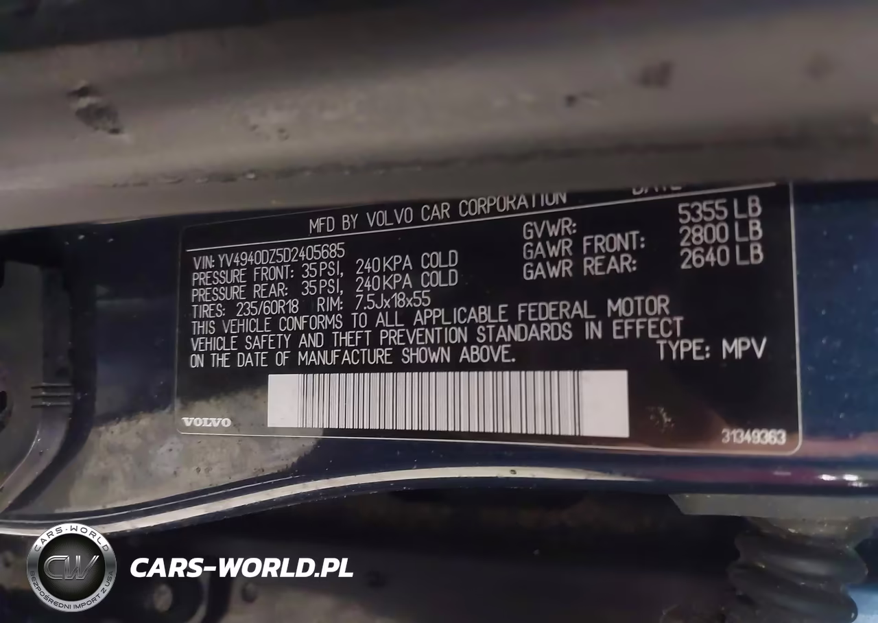 2013 Volvo Xc60 3.2-3.2 Platinum-3.2 Premier-3.2 Premier Plus VIN:YV4940DZ5D2405685 - 9