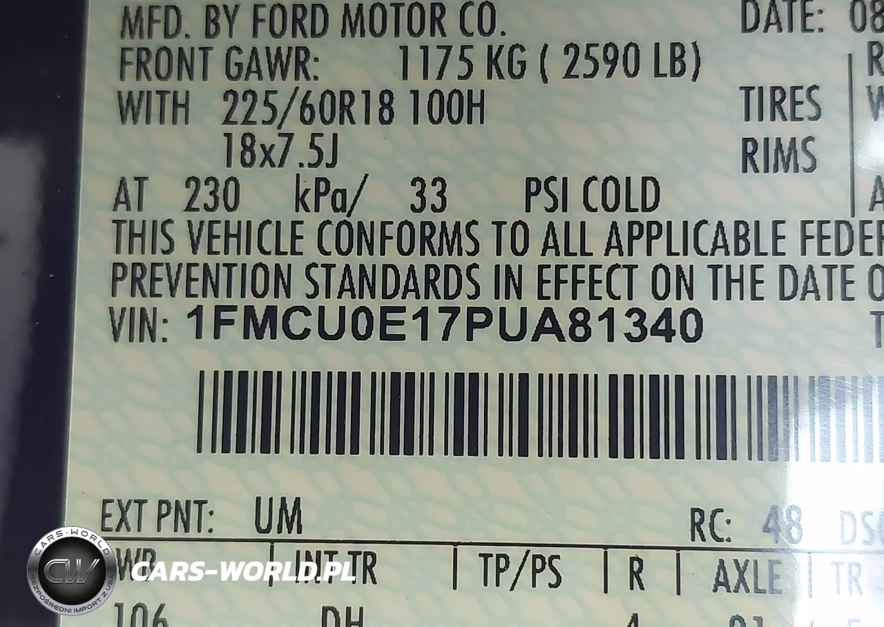 2023 Ford Escape Phev VIN:1FMCU0E17PUA81340 - 9