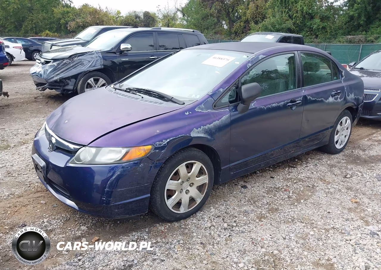 2007 Honda Civic Lx VIN:2HGFA16507H509111 - 2