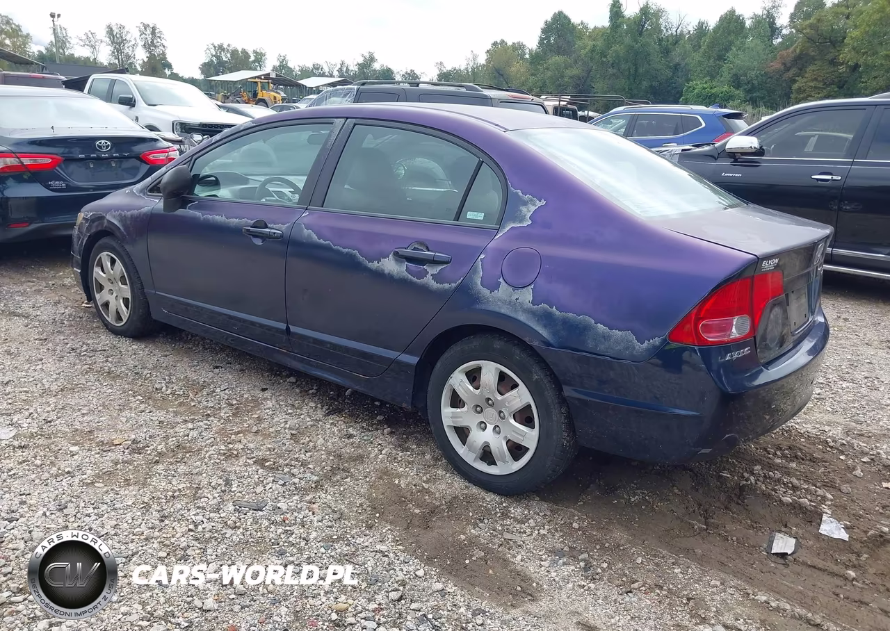 2007 Honda Civic Lx VIN:2HGFA16507H509111 - 3