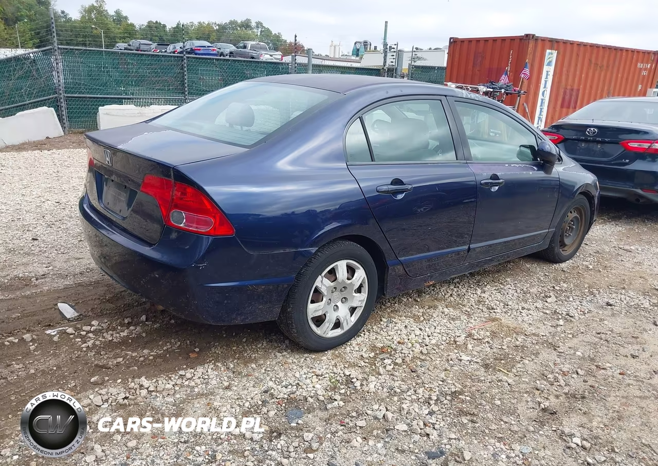 2007 Honda Civic Lx VIN:2HGFA16507H509111 - 4