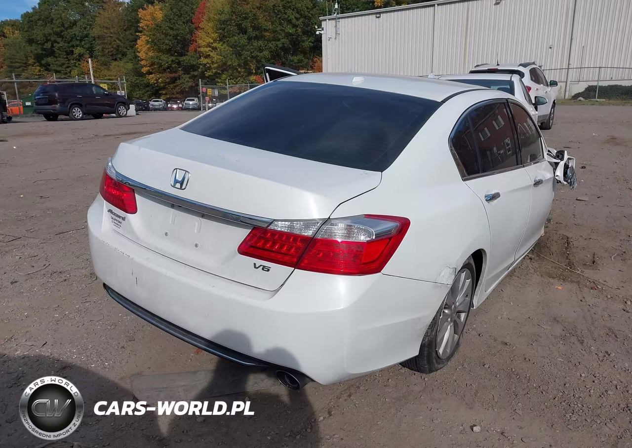 2014 Honda Accord Ex-L V-6 VIN:1HGCR3F8XEA022589 - 4