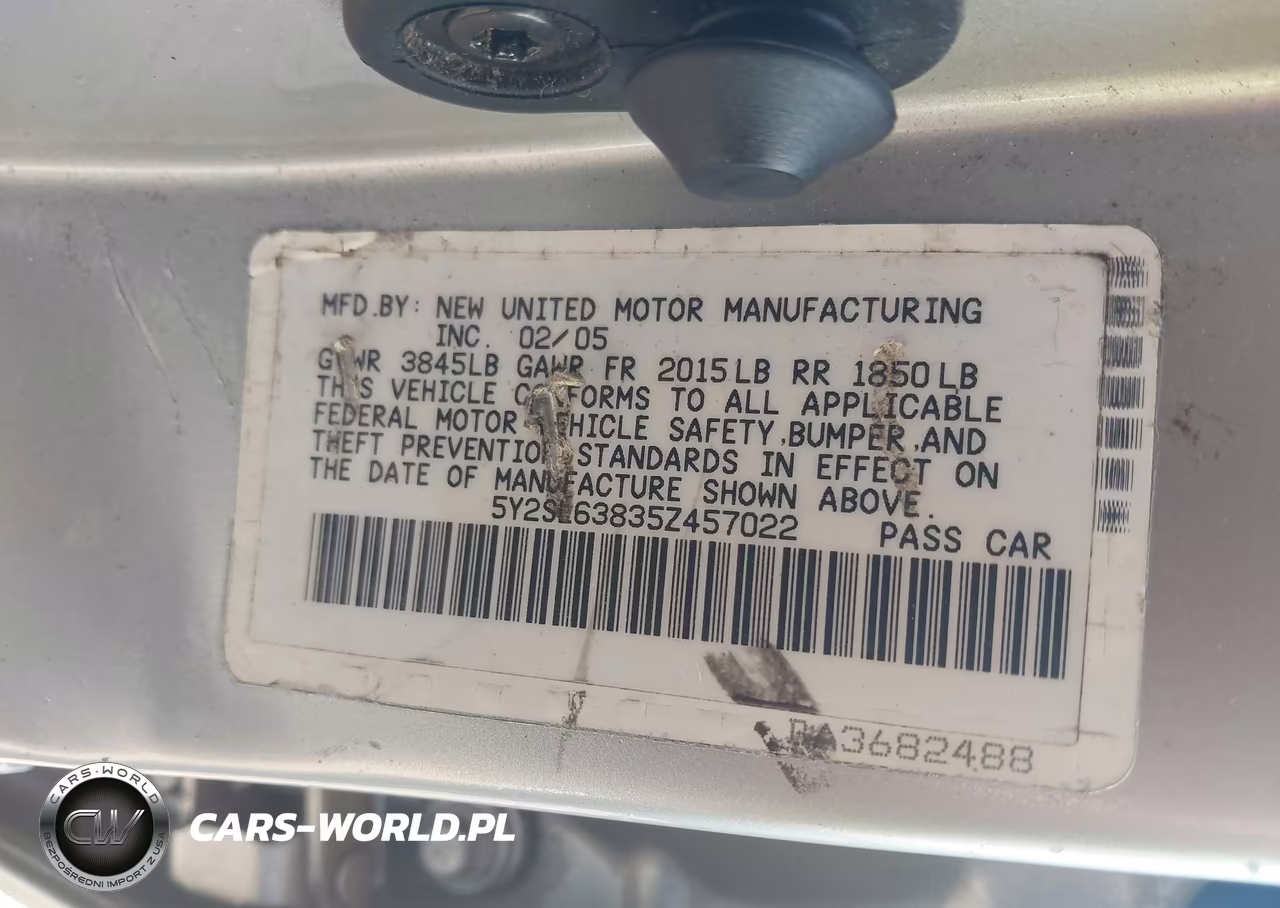 2005 Pontiac Vibe VIN:5Y2SL63835Z457022 - 9