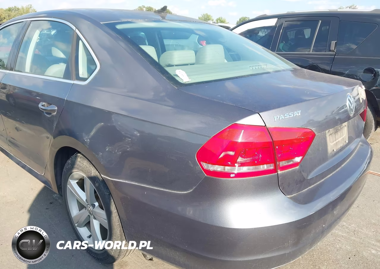 2012 Volkswagen Passat 2.0L Tdi Se VIN:1VWBN7A37CC025490 - 6