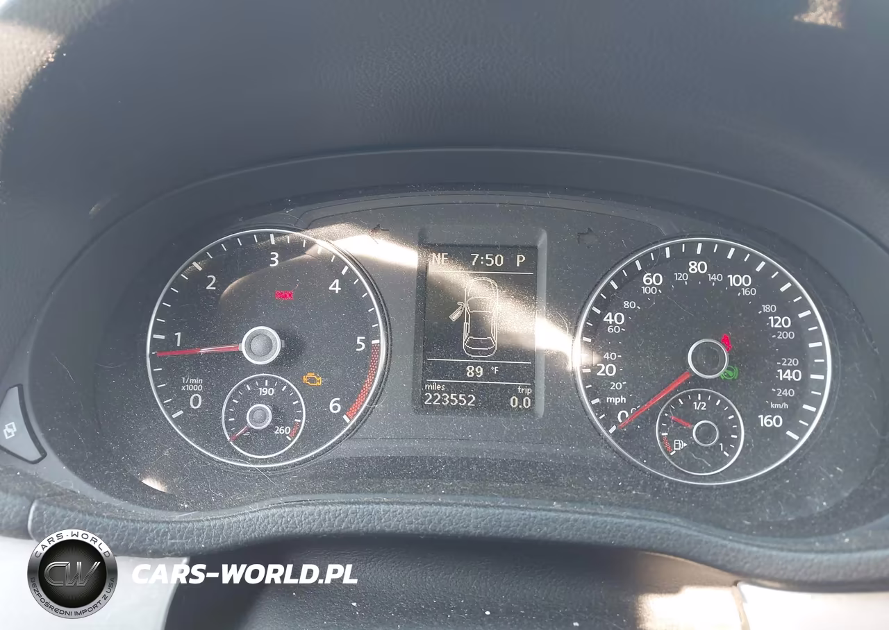 2012 Volkswagen Passat 2.0L Tdi Se VIN:1VWBN7A37CC025490 - 7