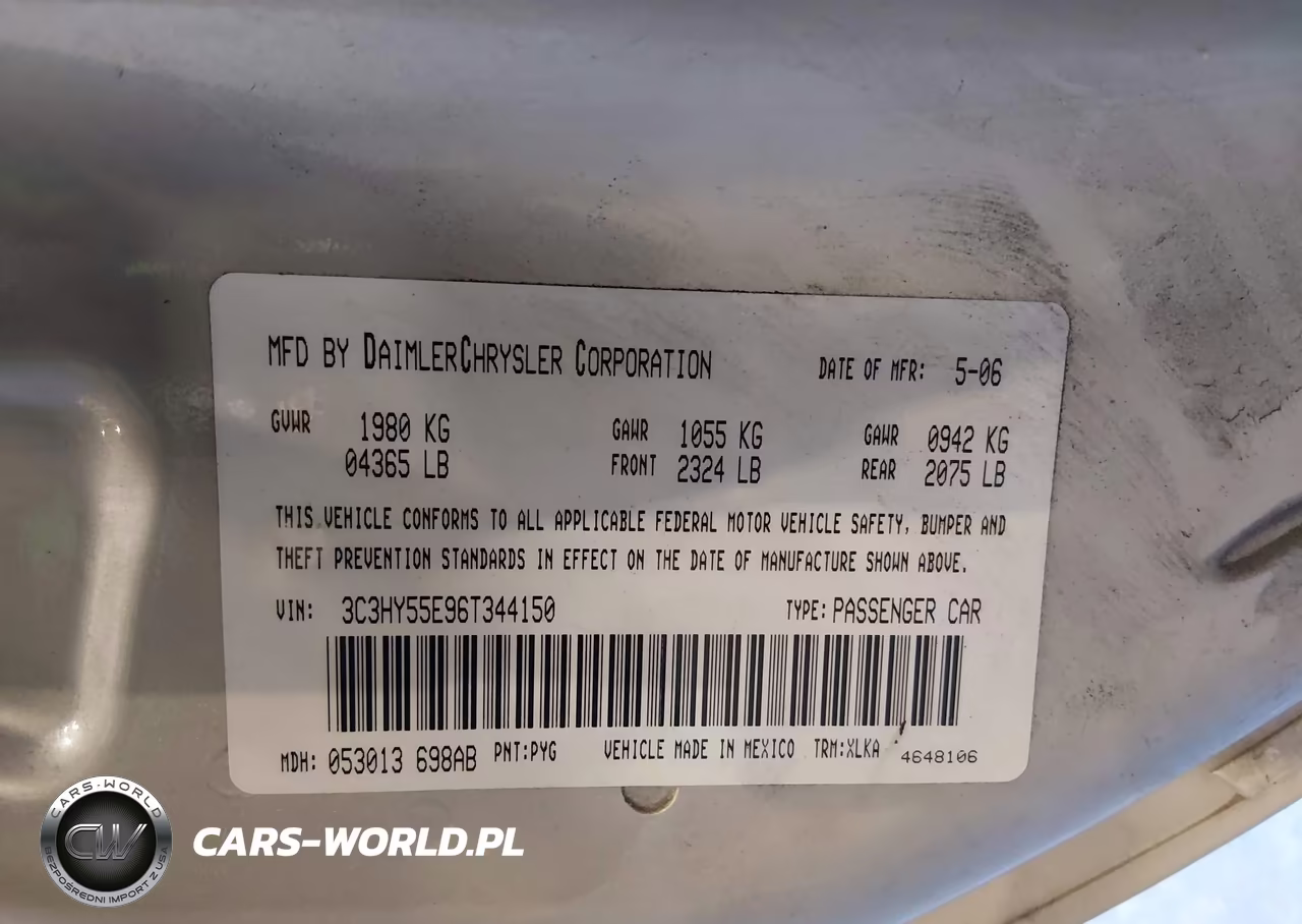 2006 Chrysler Pt Cruiser Touring VIN:3C3HY55E96T344150 - 9