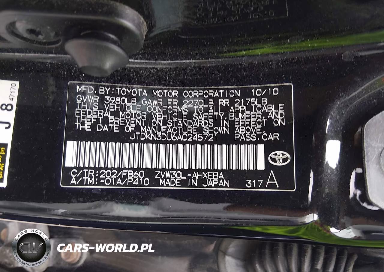 2010 Toyota Prius Ii VIN:JTDKN3DU6A0245721 - 9