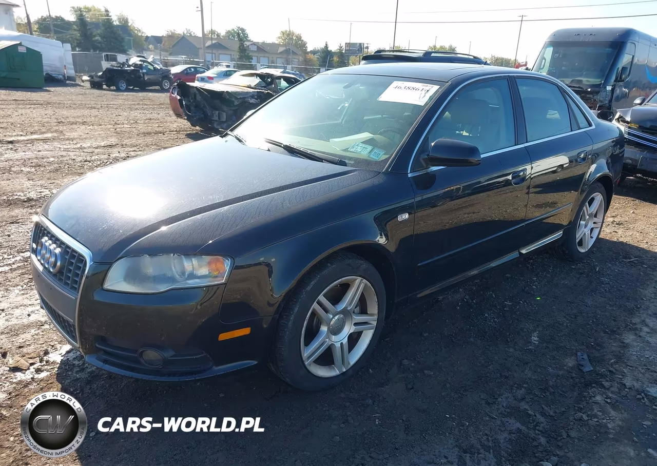 2008 Audi A4 2.0T VIN:WAUDF78E18A053382 - 2