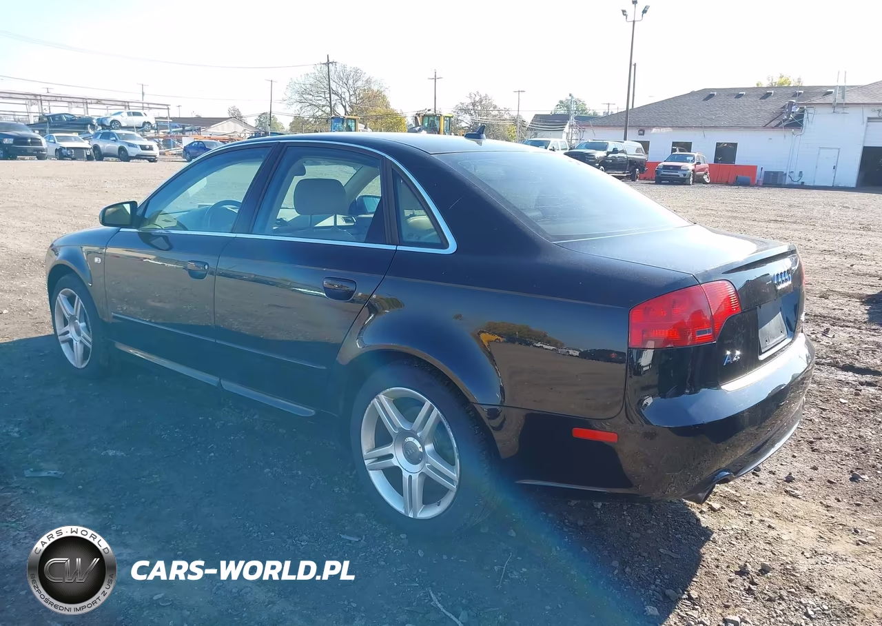 2008 Audi A4 2.0T VIN:WAUDF78E18A053382 - 3