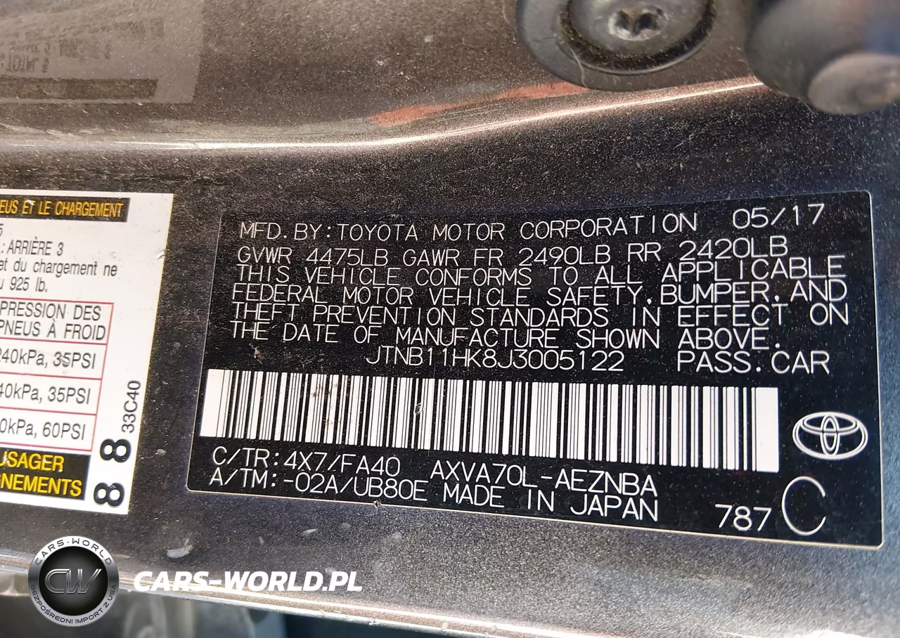 2018 Toyota Camry Le VIN:JTNB11HK8J3005122 - 9