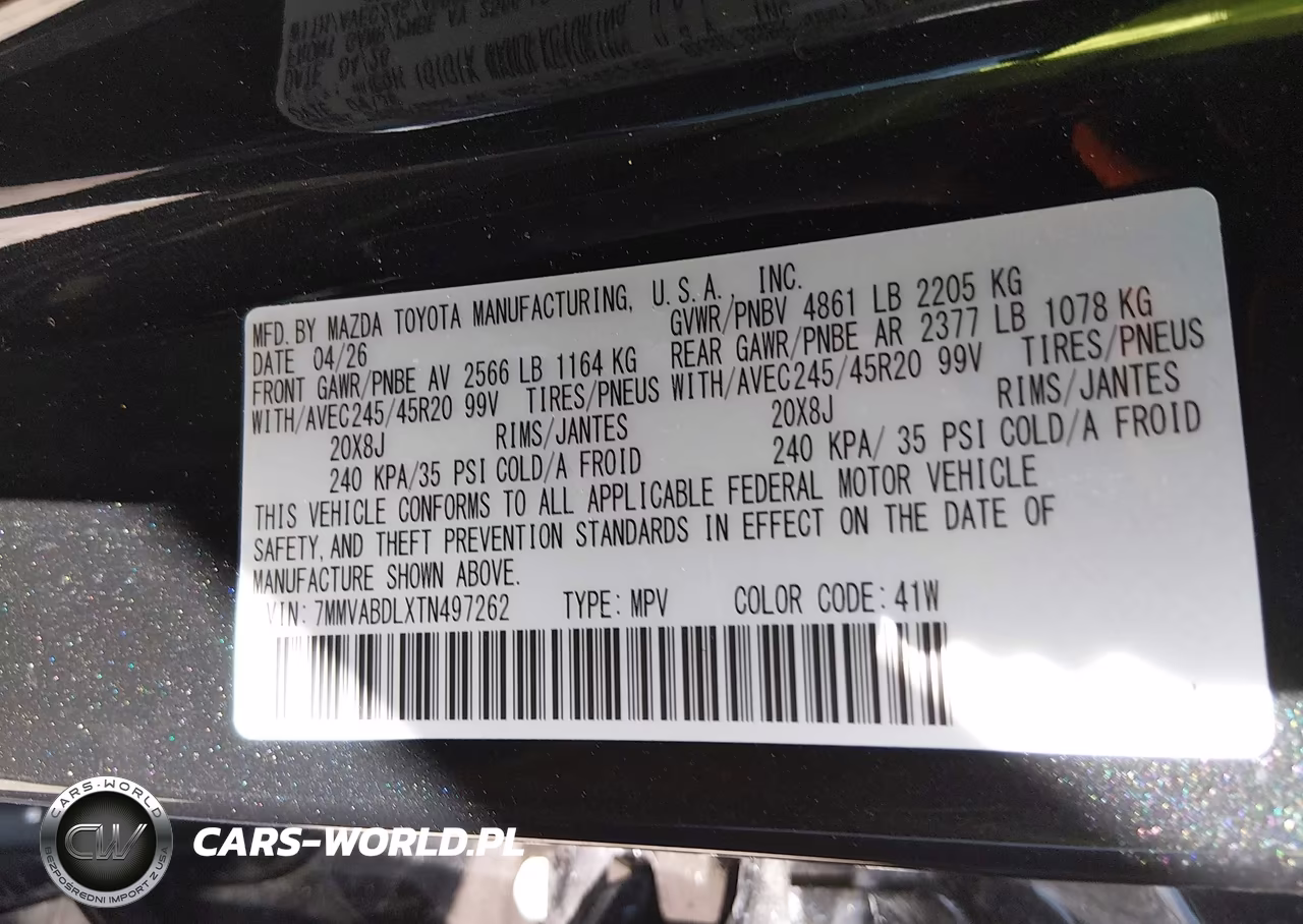 2026 Mazda Cx-50 2.5 S Premium VIN:7MMVABDLXTN497262 - 9